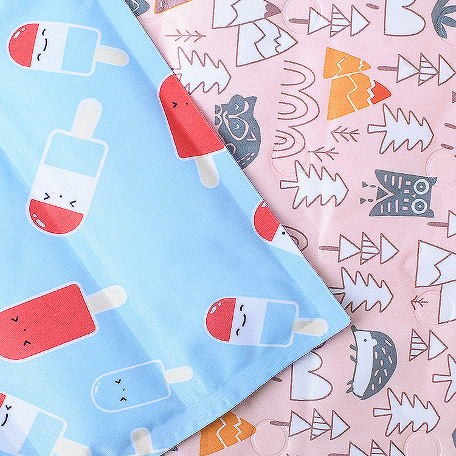 BIGTREE Dog Self Cool Mat Summer Cooling Kennel Crate Comfort Pad Pink Large