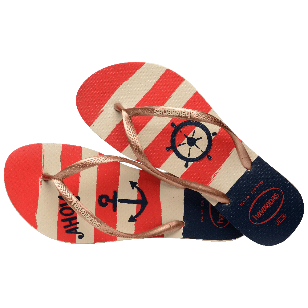 Chinelo Havaianas Slim Nautical