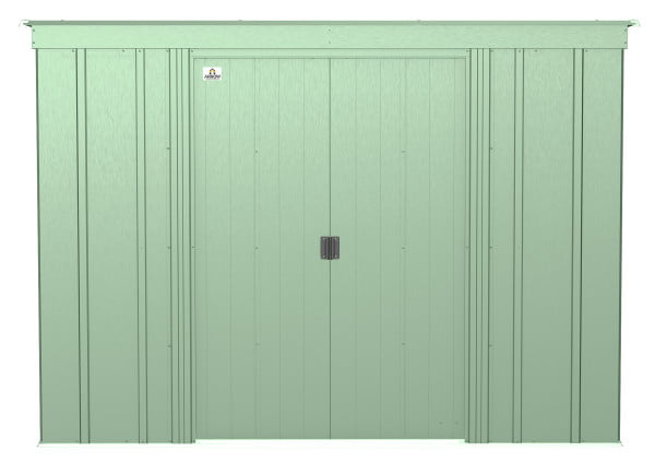 Arrow CLP84SG 8 x 4 ft. Classic Steel Storage Shed, Sage Green