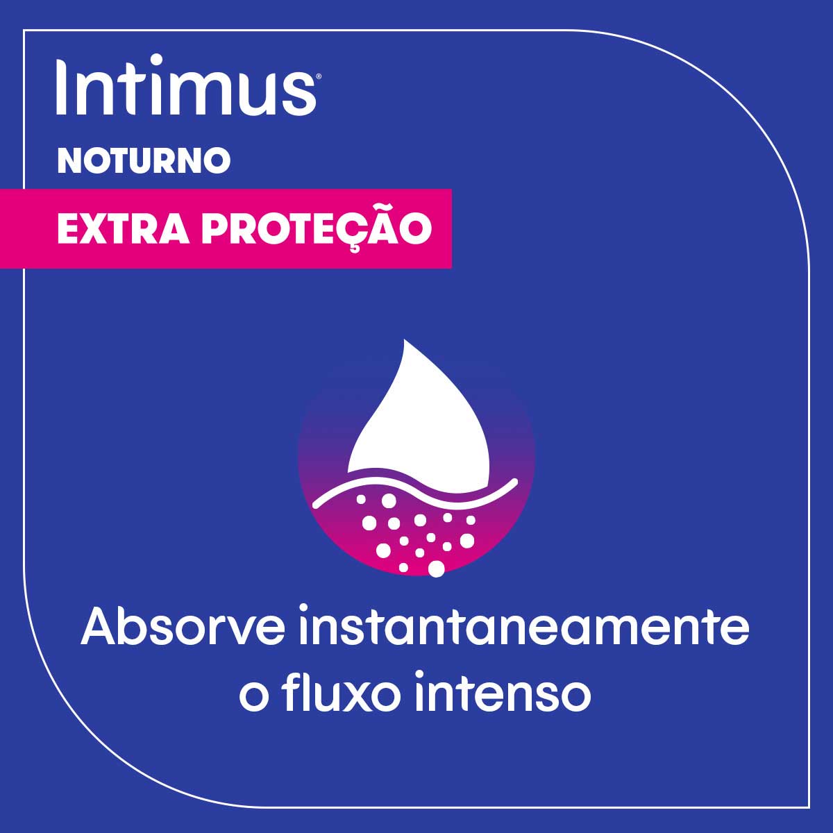 Absorvente Noturno Suave com Abas Intimus 16 Unidades