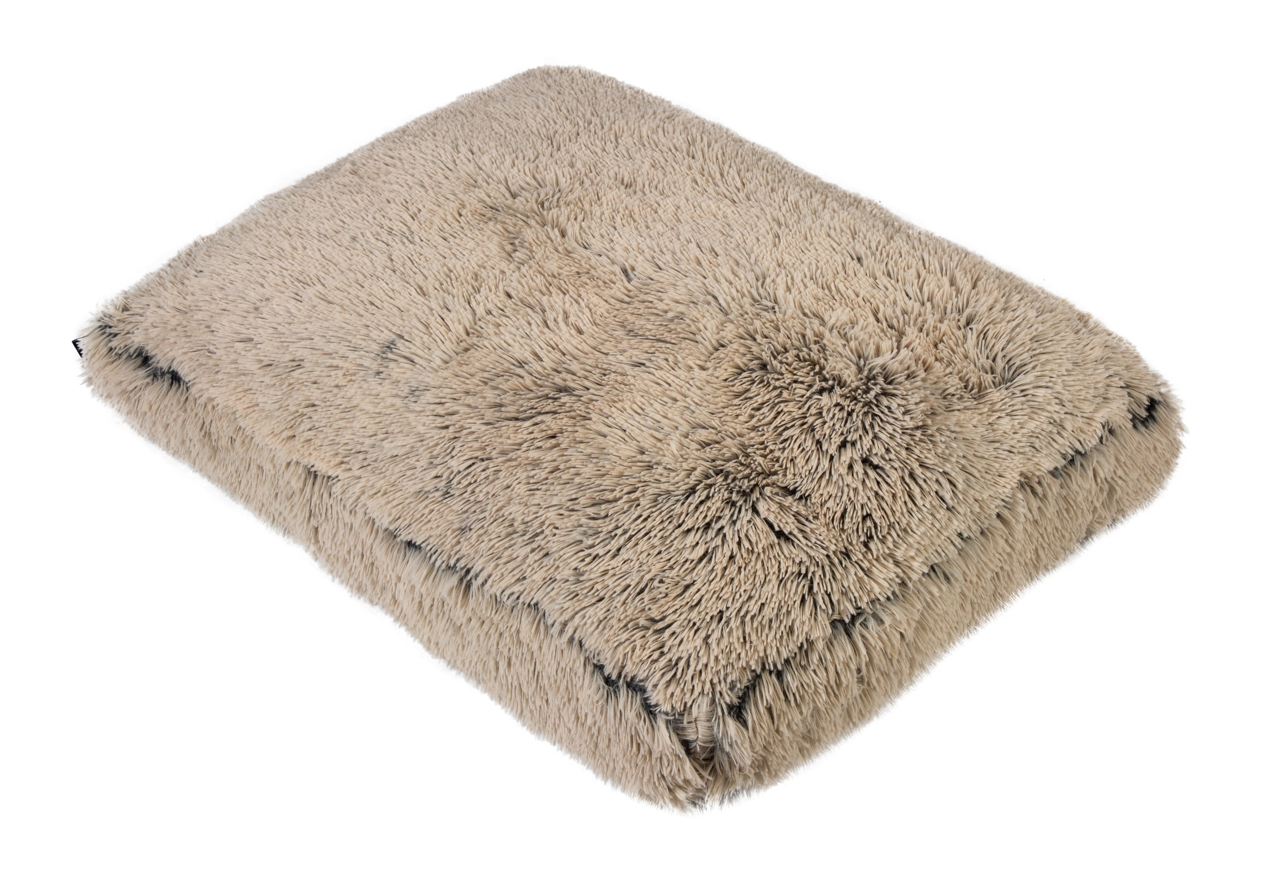Serta Dog Bed， Luxe Plush Fur Memory Foam， ， Large
