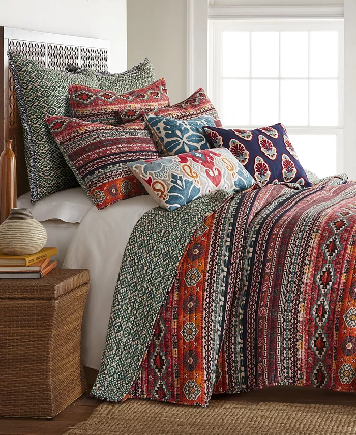 Levtex Vista Beaded Decorative Pillow， 14