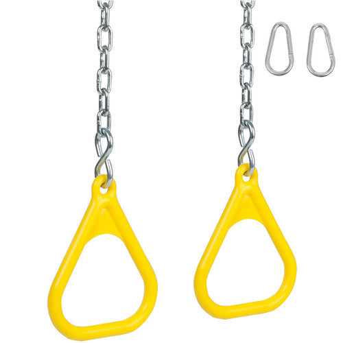 Swing Set Stuff Inc. Trapeze Rings with Chains (Red)