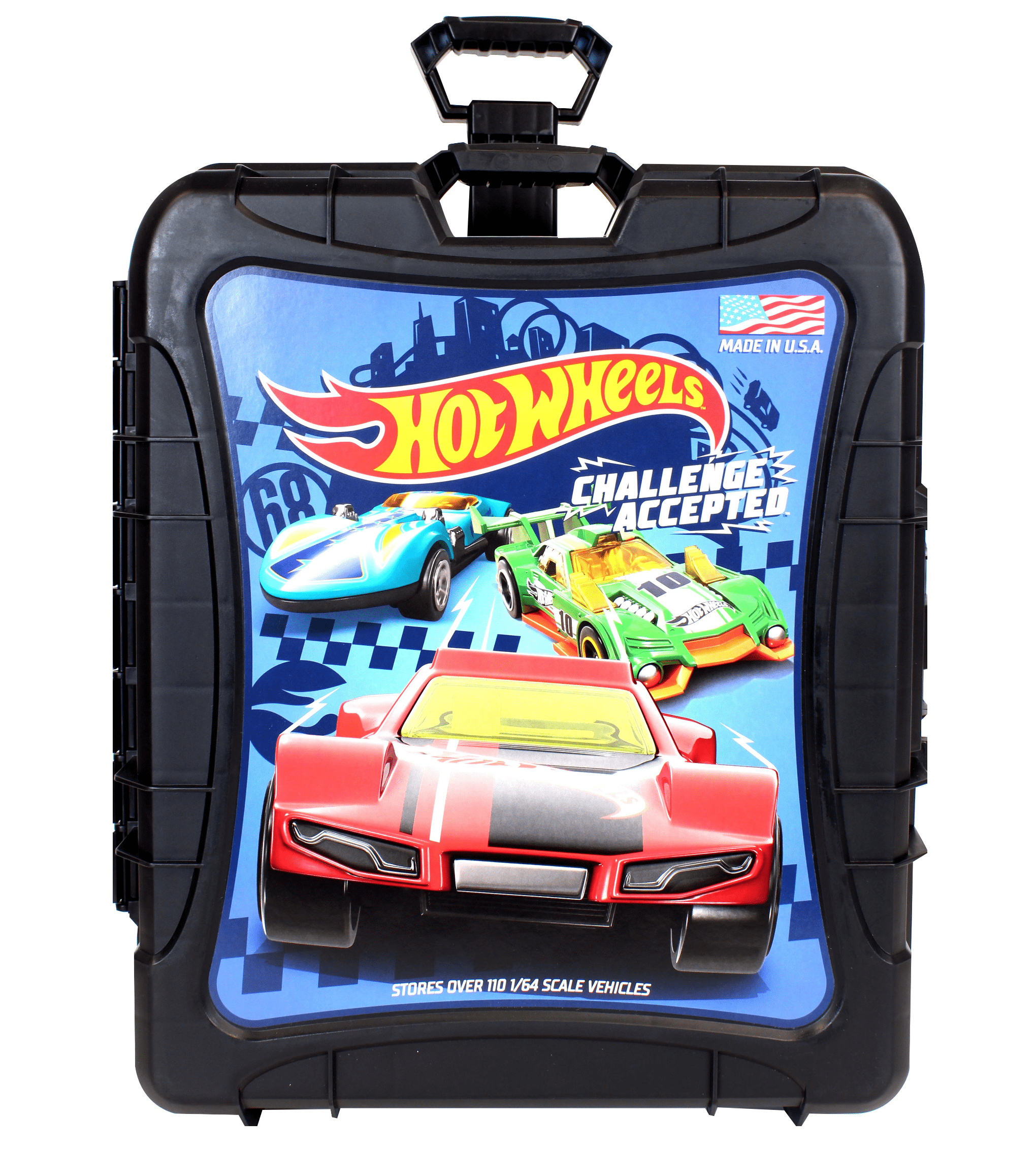 Hot Wheels 110 Vehicle Playsets Plastic Carrying Case， for Child Ages 3+