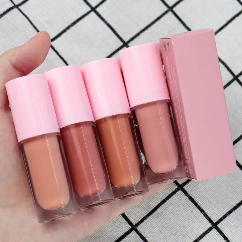 DIY custom label vegan makeup waterproof long lasting matte liquid lipstick lipgloss
