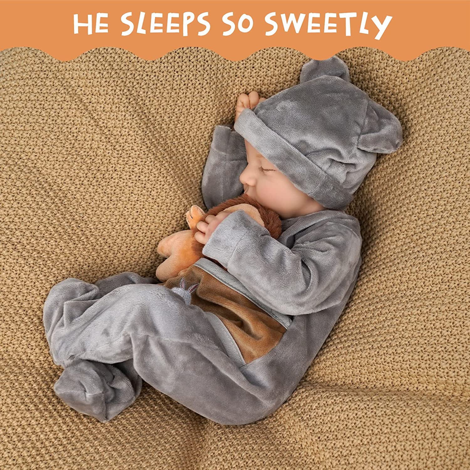 Reborn Baby Dolls Boy 20 inch Realistic Newborn Baby Dolls Full Body Vinyl Real Life Baby Dolls with Toy Accessories