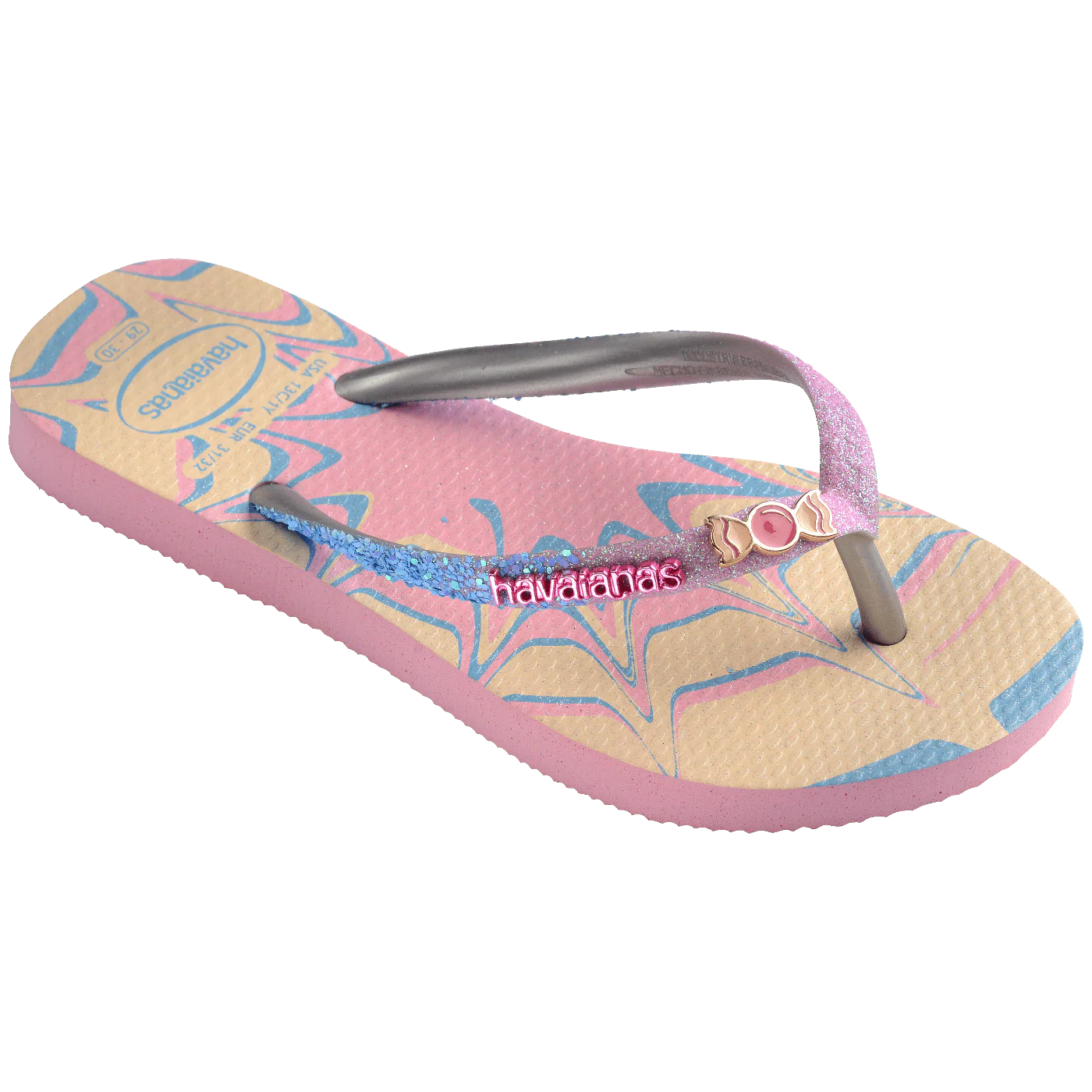 Chinelo Havaianas Infantil Slim Glitter II