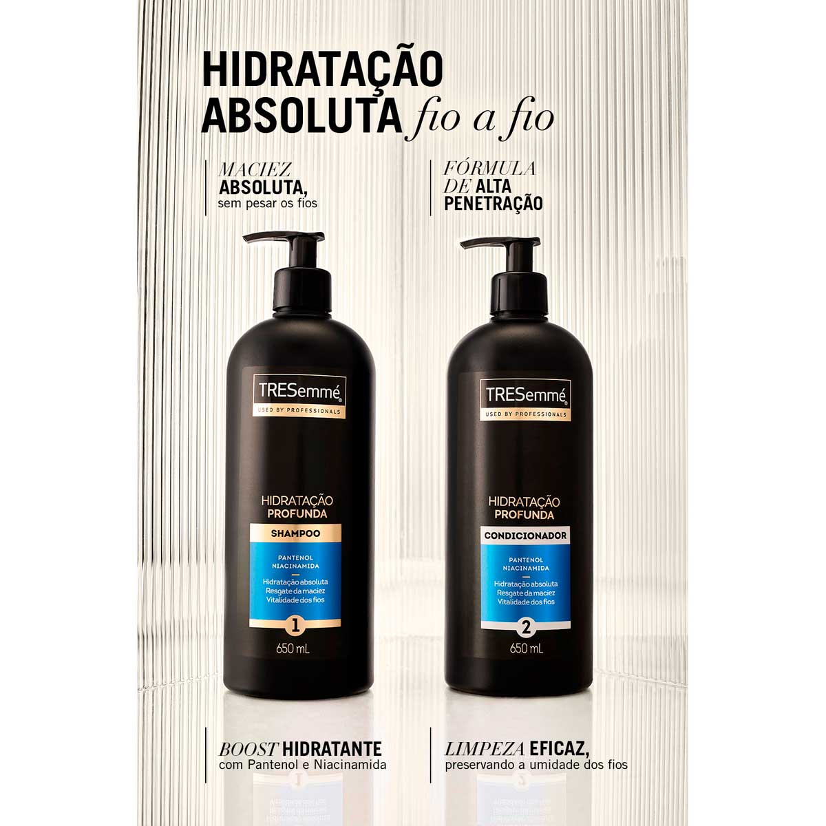 Shampoo TRESemme Hidratacao Profunda 650ml