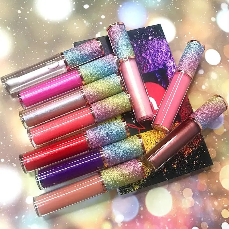 No Logo Waterproof Makeup Private Label 3pcs Liquid Matte Lipstick Set