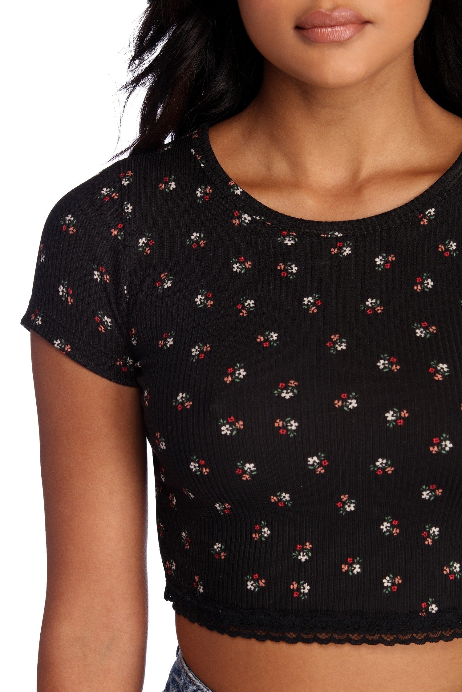 Feelin' The Floral Crop Top