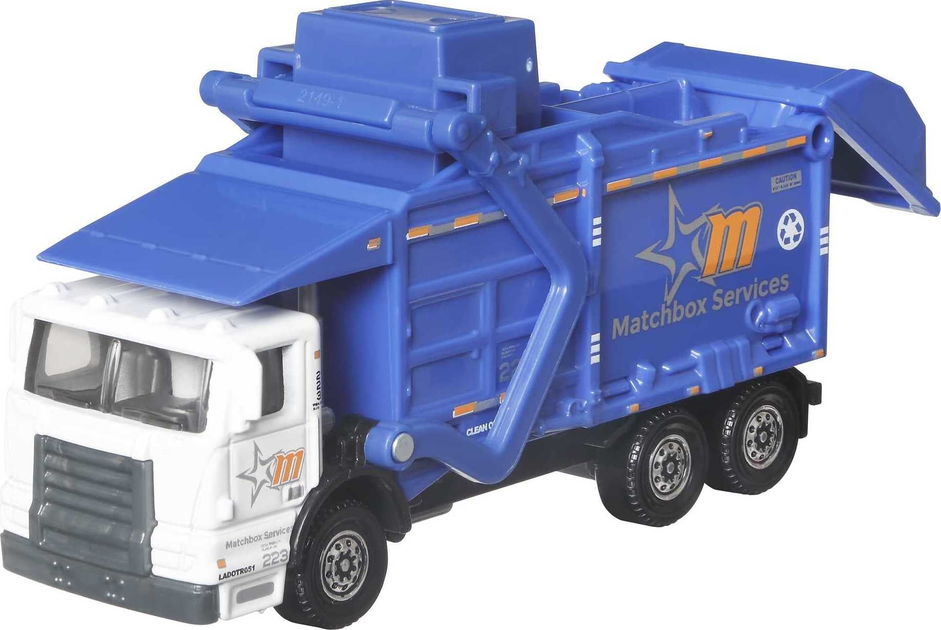 Matchbox Working Rigs Toy Truck in 1:64 Scale With Moving Part (Styles May Vary)