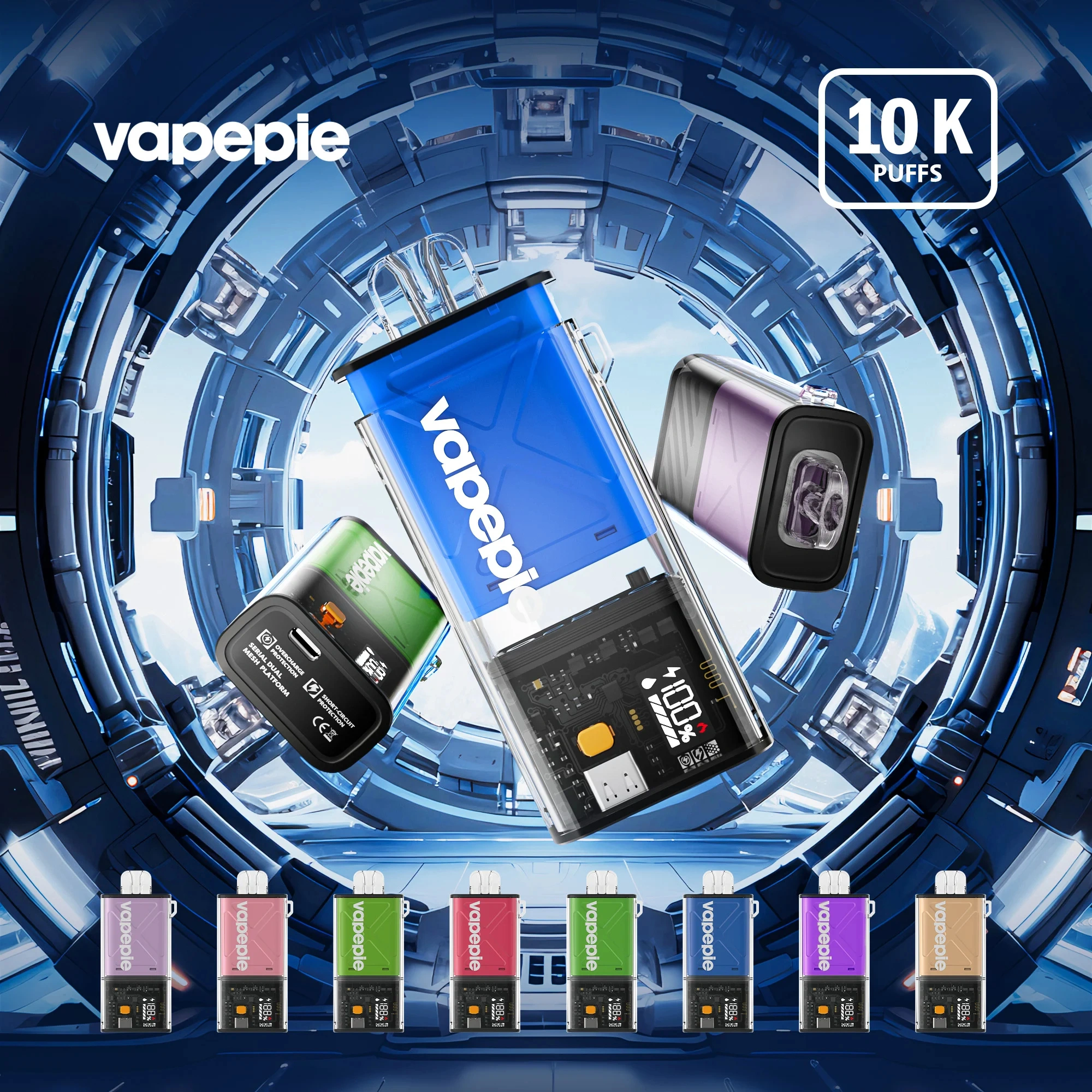 🔥 Sydney Stock 🇦🇺 Vapepie FlexSwitch Pod Kit 10000 Puffs | 1 Device (Pre-installed Pod) + Extra 3 Replaceable Pods Bundle
