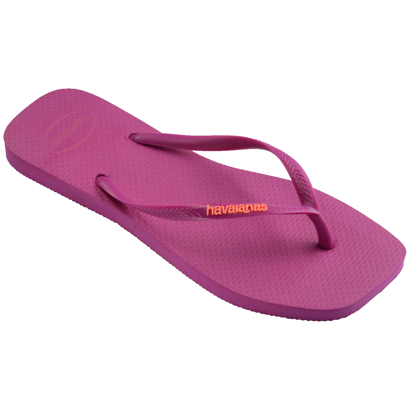Chinelo Havaianas Slim Square Logo Pop Up