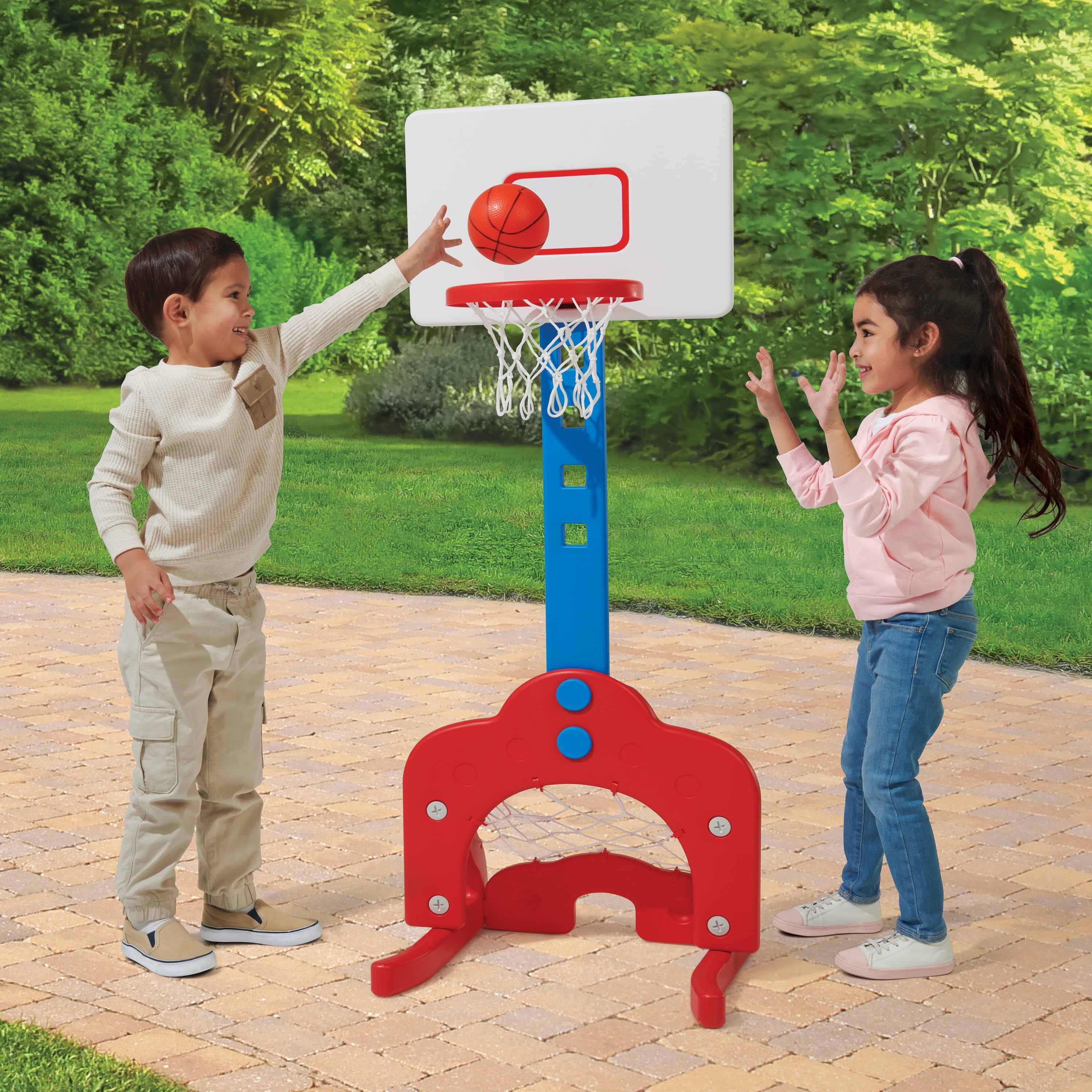 Play Day 3-in-1 Junior Sports Set; Basketball， Soccer， Golf; Ages 3+
