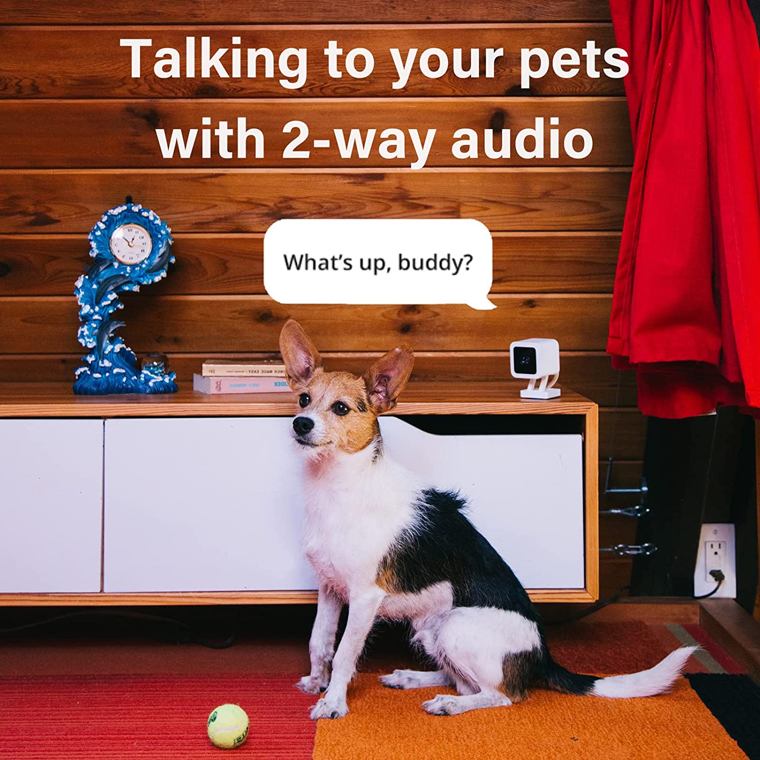 Wyze Cam v3 Pet Camera for Cats and Dogs 1080p Color Night Vision Motion and Sound Detection Indoor/Outdoor Puppy Cam Home Security Camera