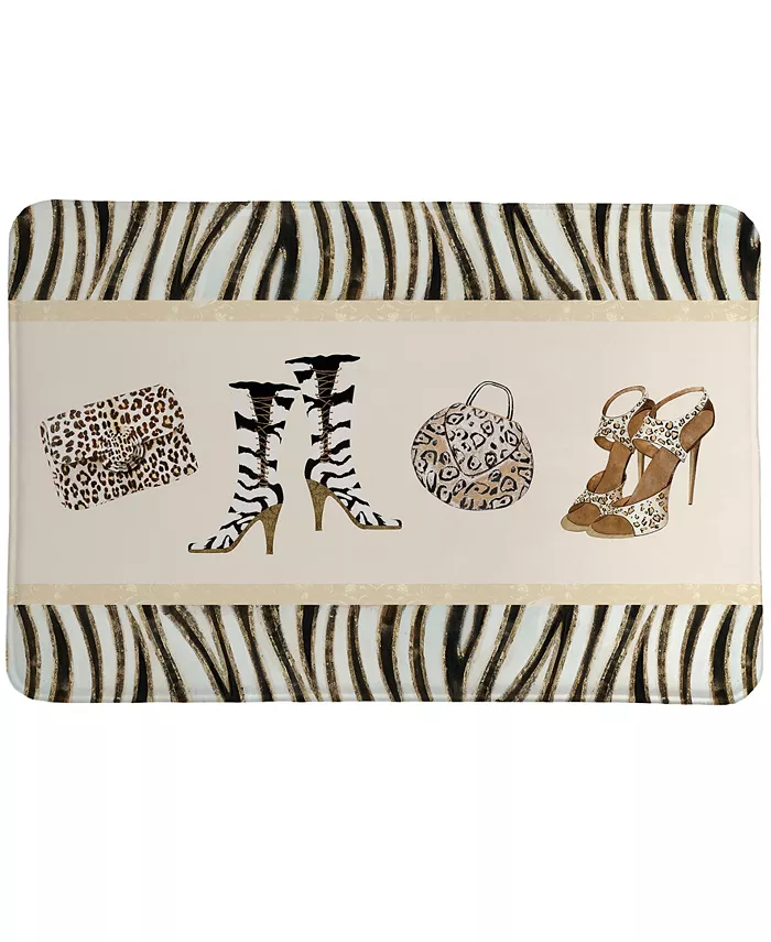 Laural Home Wild for Fashion Memory Foam Bath Rug