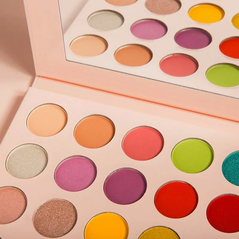 Custom High Quality Private Label Vegan High Pigment EyeShadow Palette