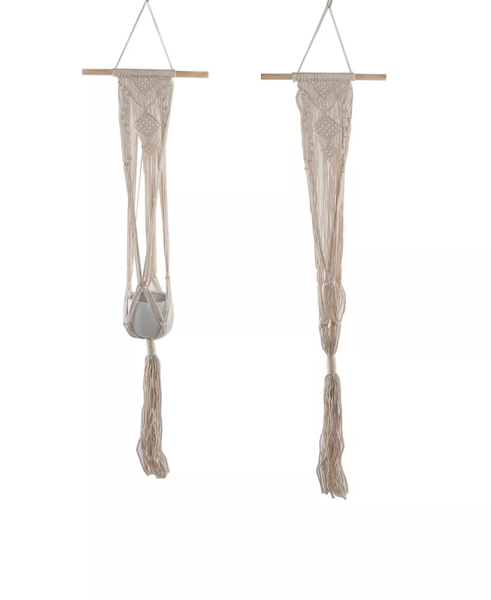 Flora Bunda Hanging Macrame Planter Hanger， 33