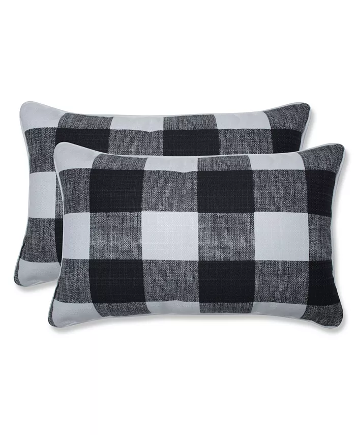 Pillow Perfect Printed Indoor Outdoor 2-Pack Decorative Pillow， 12