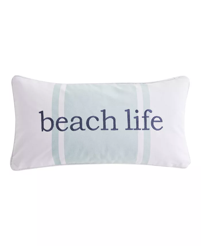 Levtex Home Sunset Bay Embroidered Decorative Pillow， 24