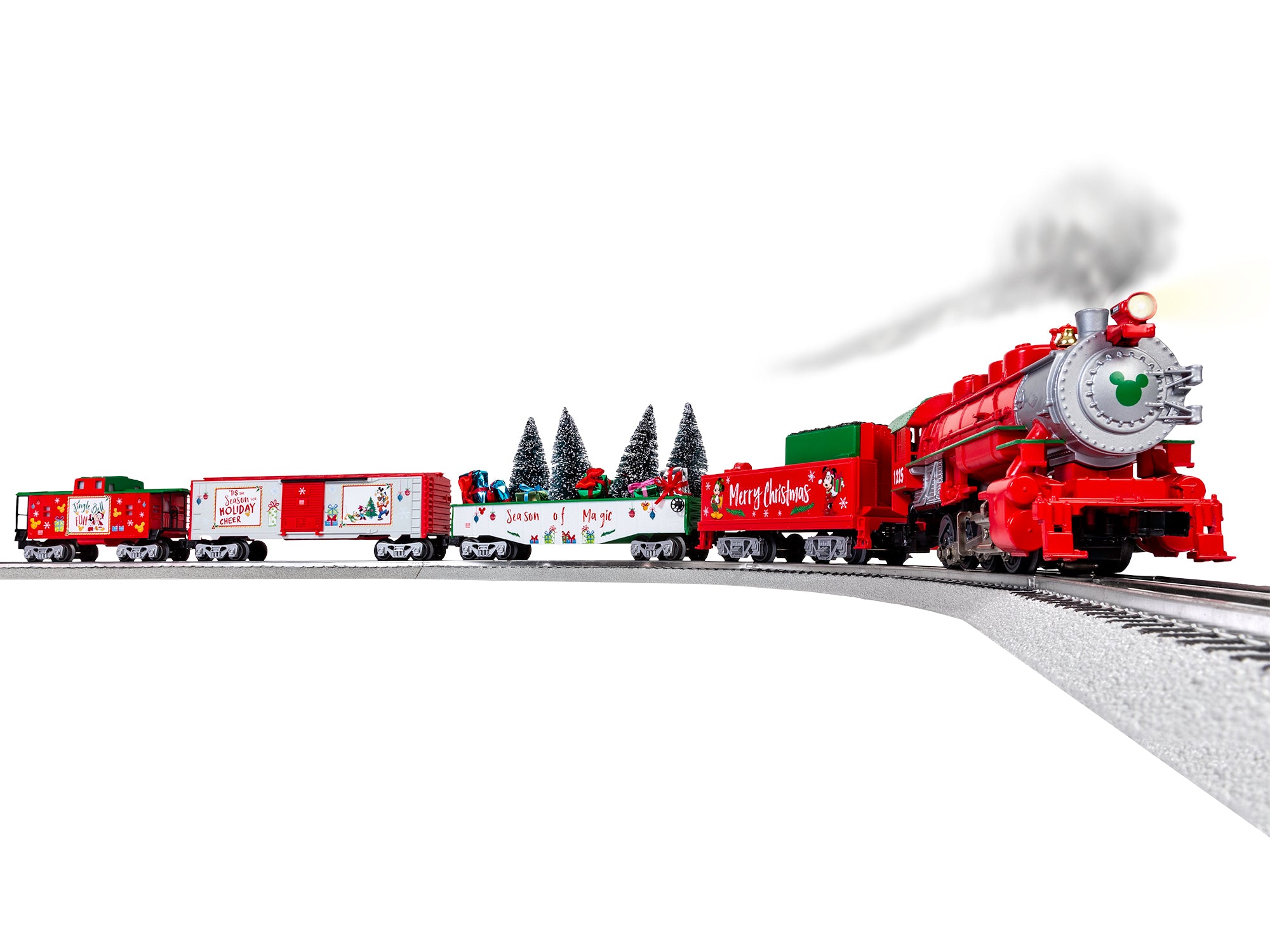 Lionel O Gauge Disney Christmas Electric Electric Train Set with Remote and Bluetooth Capability