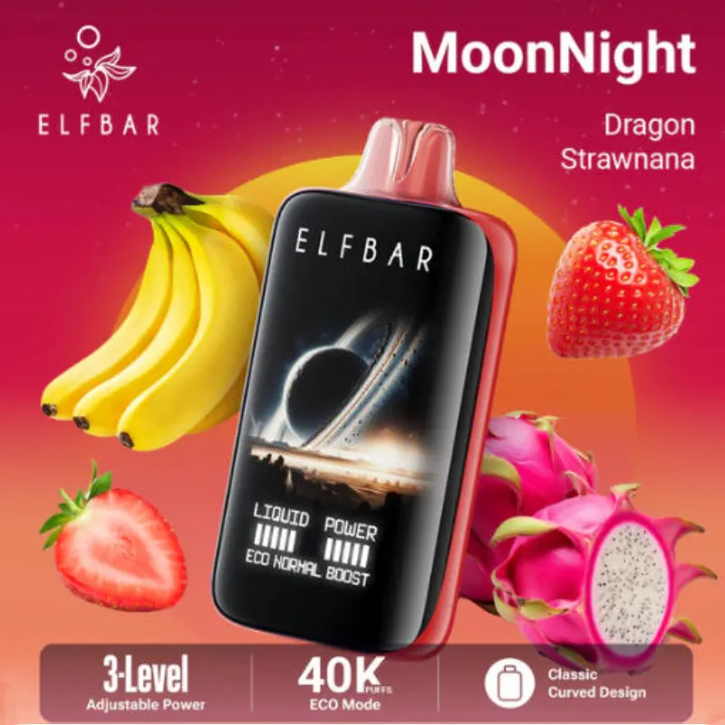 🌙 ELFBAR Moon Night 40K – 40,000-Puff Disposable E-Cigarette for Intense Nighttime Enjoyment