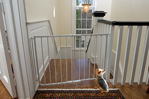 Cardinal Gates Stairway Special Hardware Mounted Pet Gate， White， 27