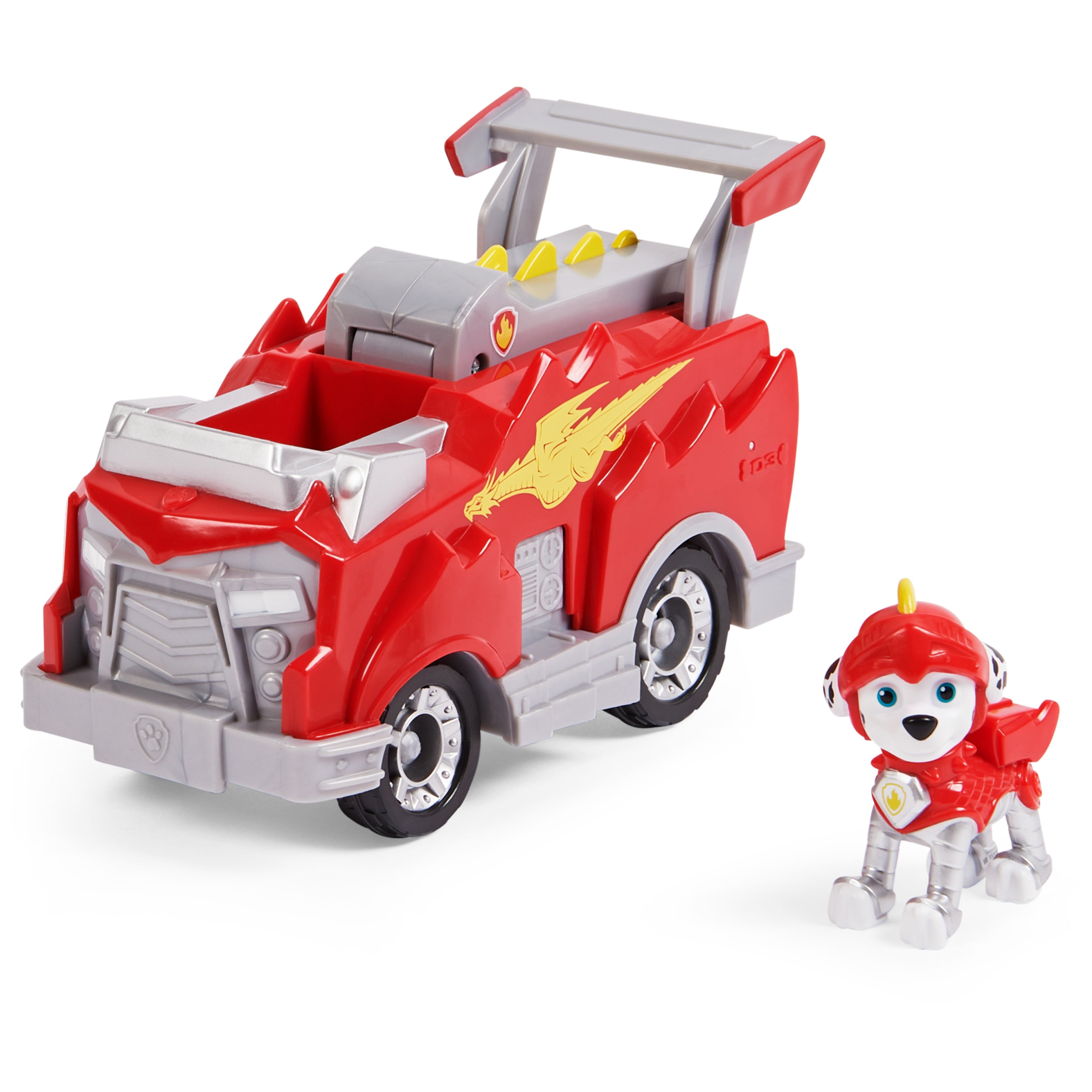 PAW Patrol: Rescue Knights， Transforming Car with Marshall Figure