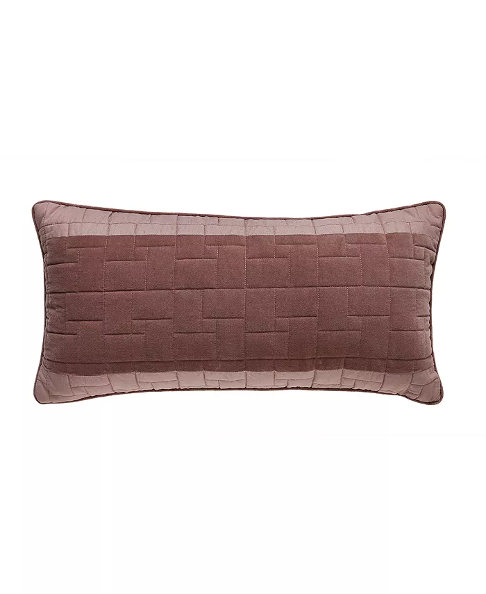 Splendid Oblong Decorative Velvet Pillow， 12