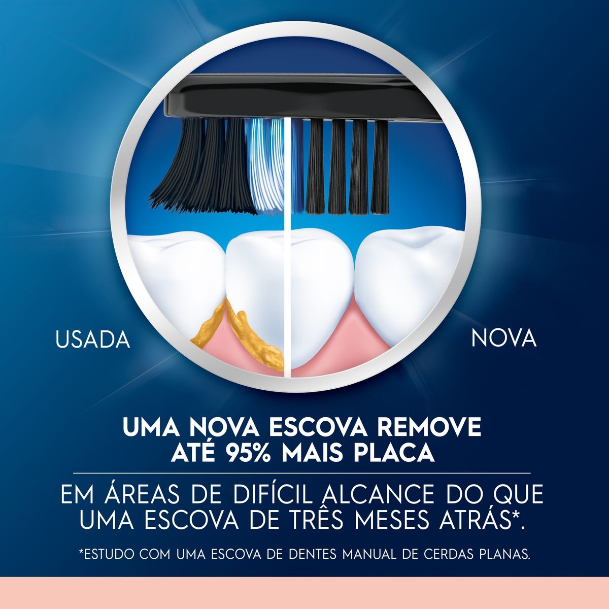 Escova Dental Oral-B Indicator Black 3 Unidades