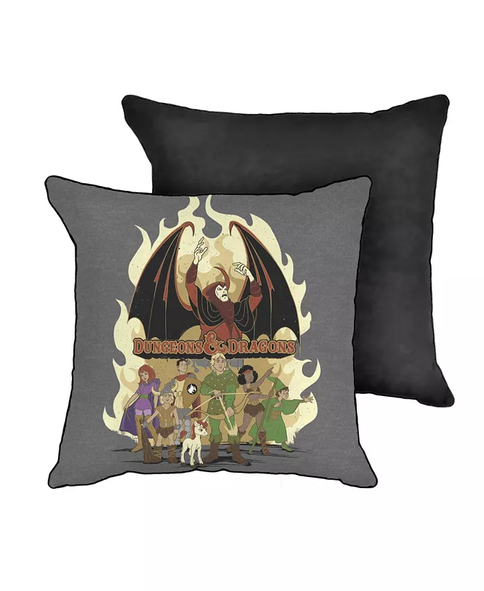 Dungeons Dragons Party Vs. Necromancer Pillow Cover， 15