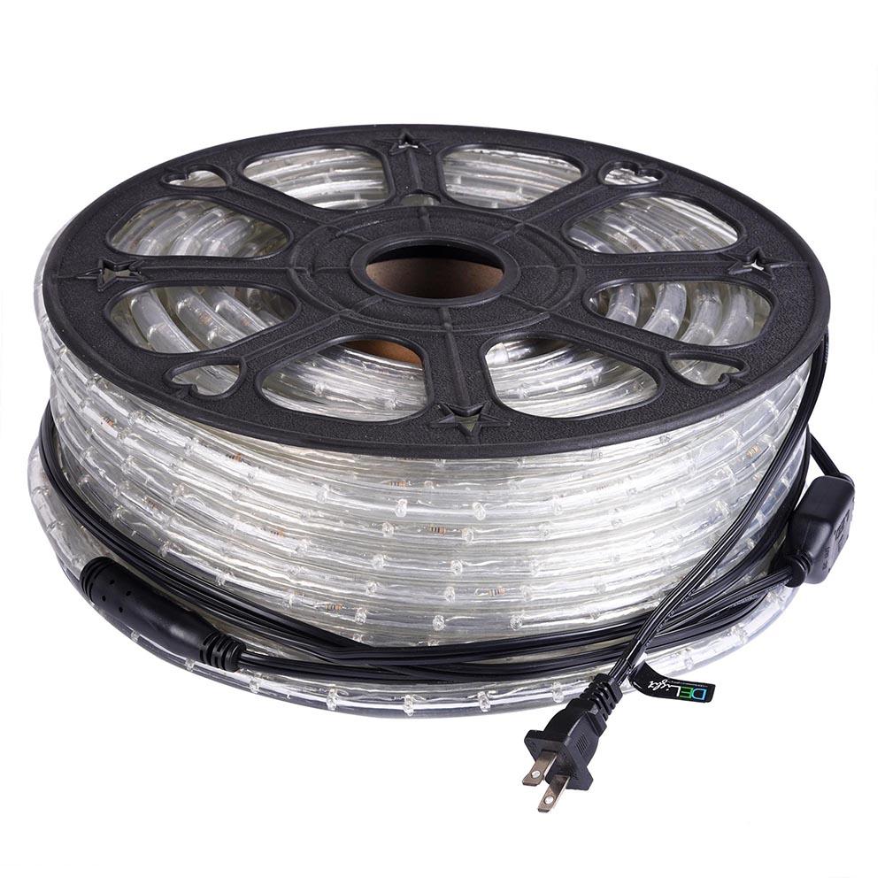DELight LED Rope Light Outdoor Waterproof 150ft