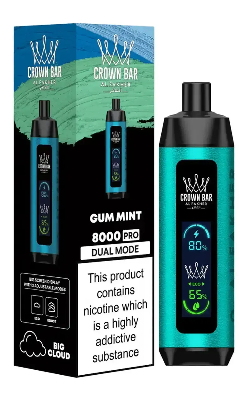 Al Fakher Crown Bar Pro 8000 Disposable