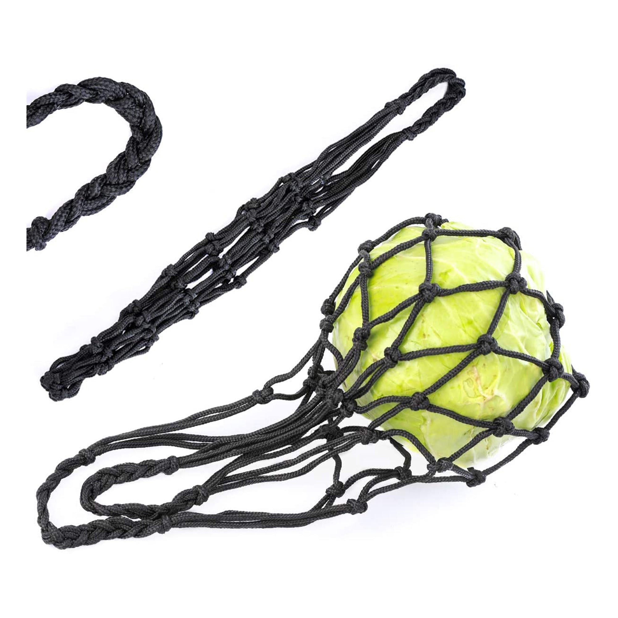 Chicken Vegetable String Bag Poultry Fruit Holder Chicken Cabbage Feeder Treat Feeding Tool with Hook for Hens Chicken Coop Toy for Hen Goose Duck