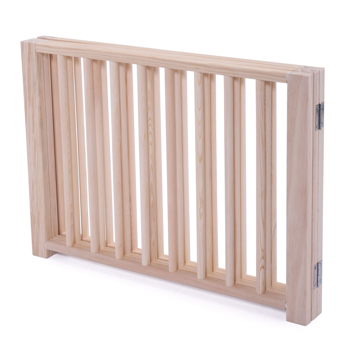 Eccomum 3-Piece Adjustable Solid Wood Construction Pet Fence Free Standing Small puppy Gate for indoor