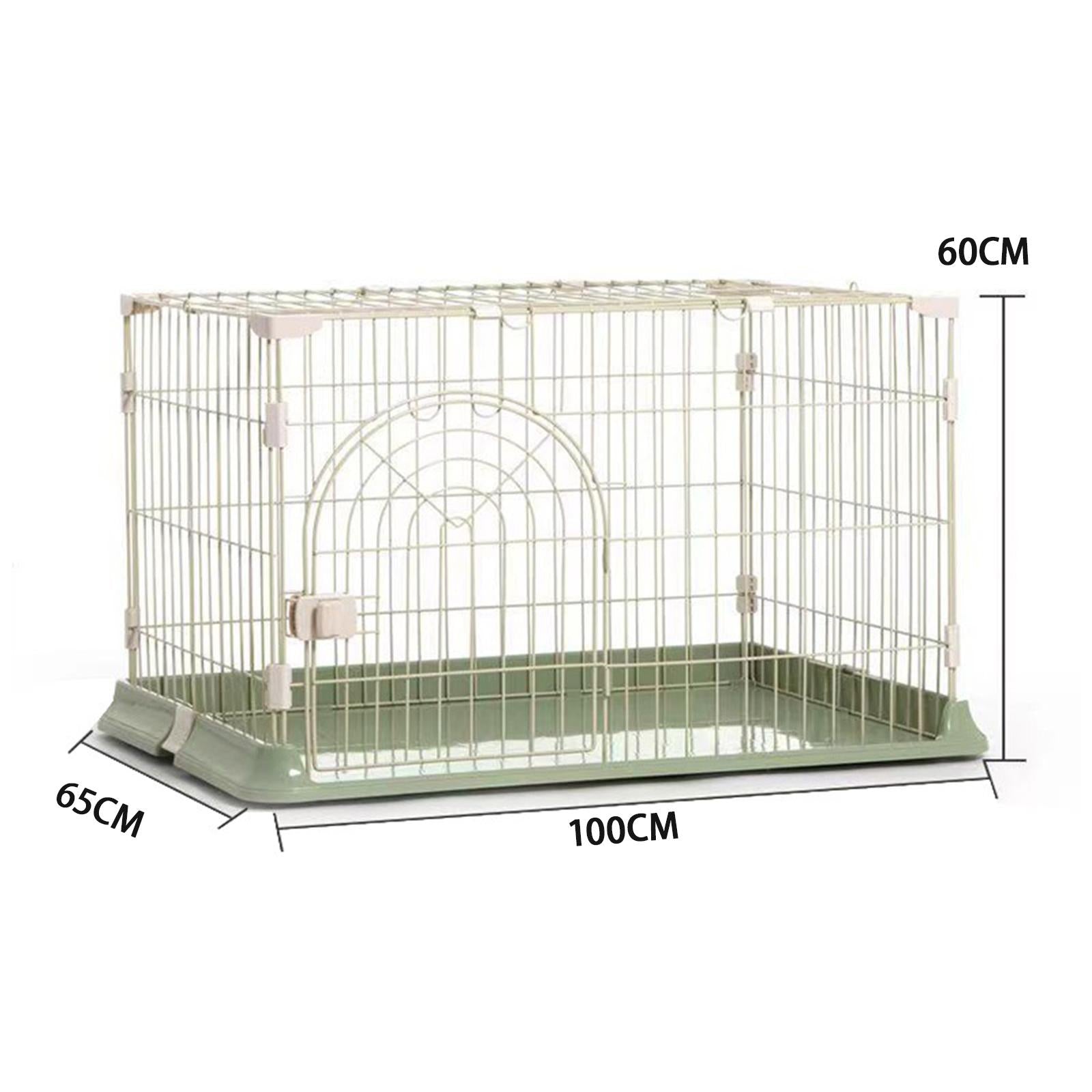 Dog Cage Crate Kennel Heavy Duty Portable Removable Door Pet Carrier Box