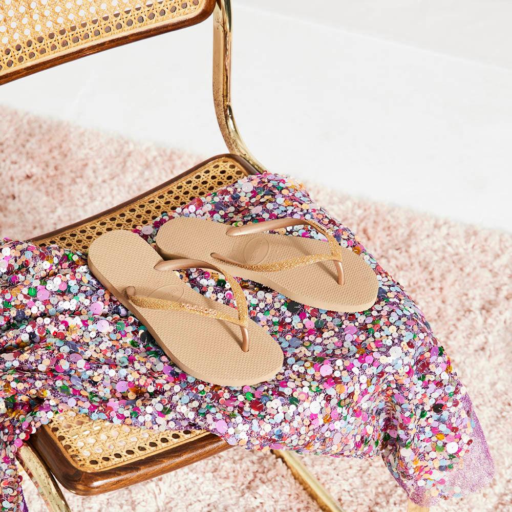 Chinelo Havaianas Slim Glitter II