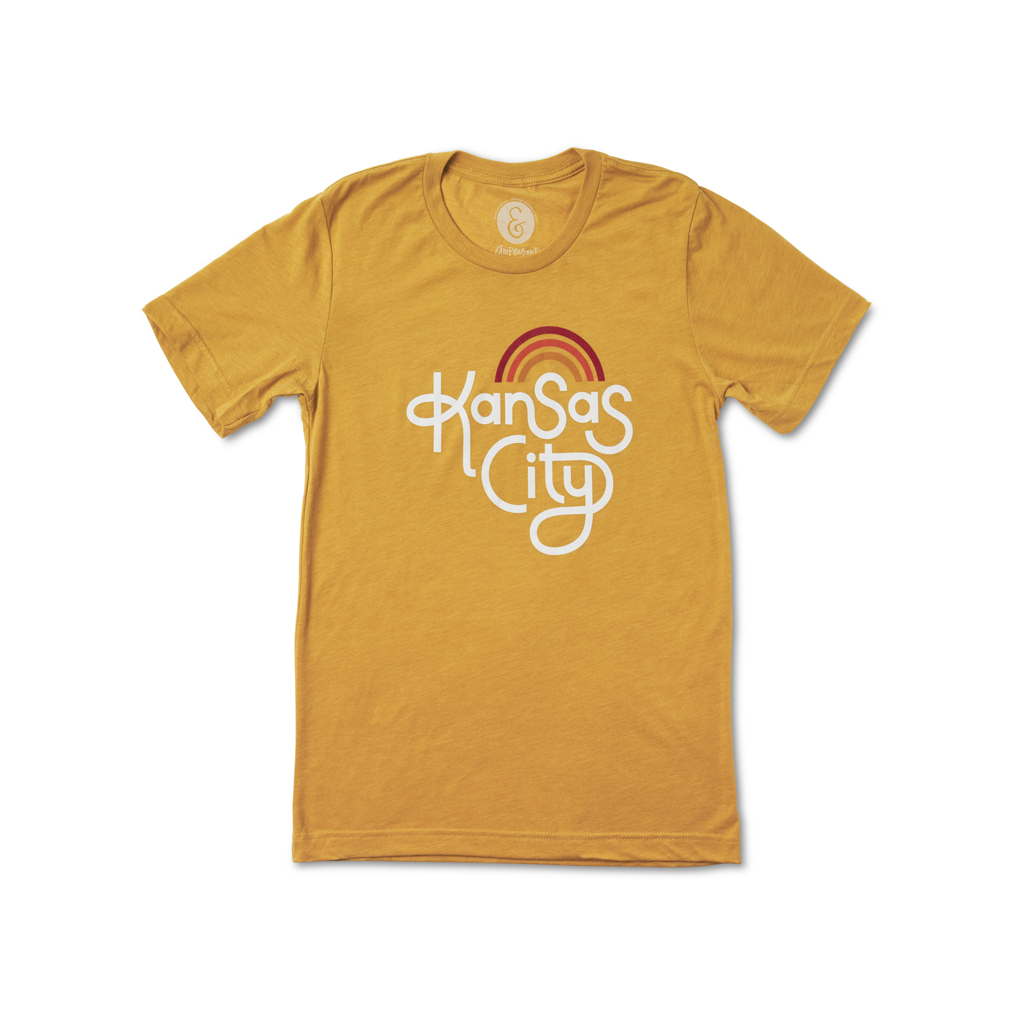 Retro Kansas City T-Shirt - Mustard