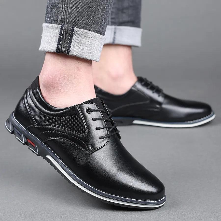 Sapato Masculino em Couro PU - Save Men  / Estilo e Conforto Unidos em Um só Sapato!