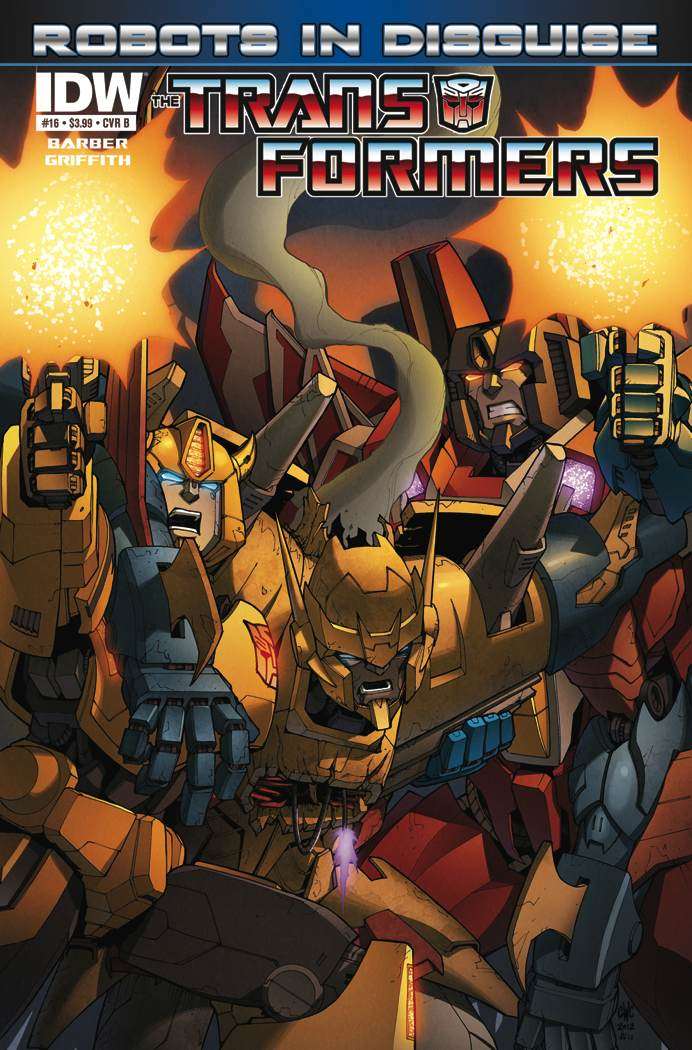 Transformers， The: Robots in Disguise #16B VF ; IDW Comic Book