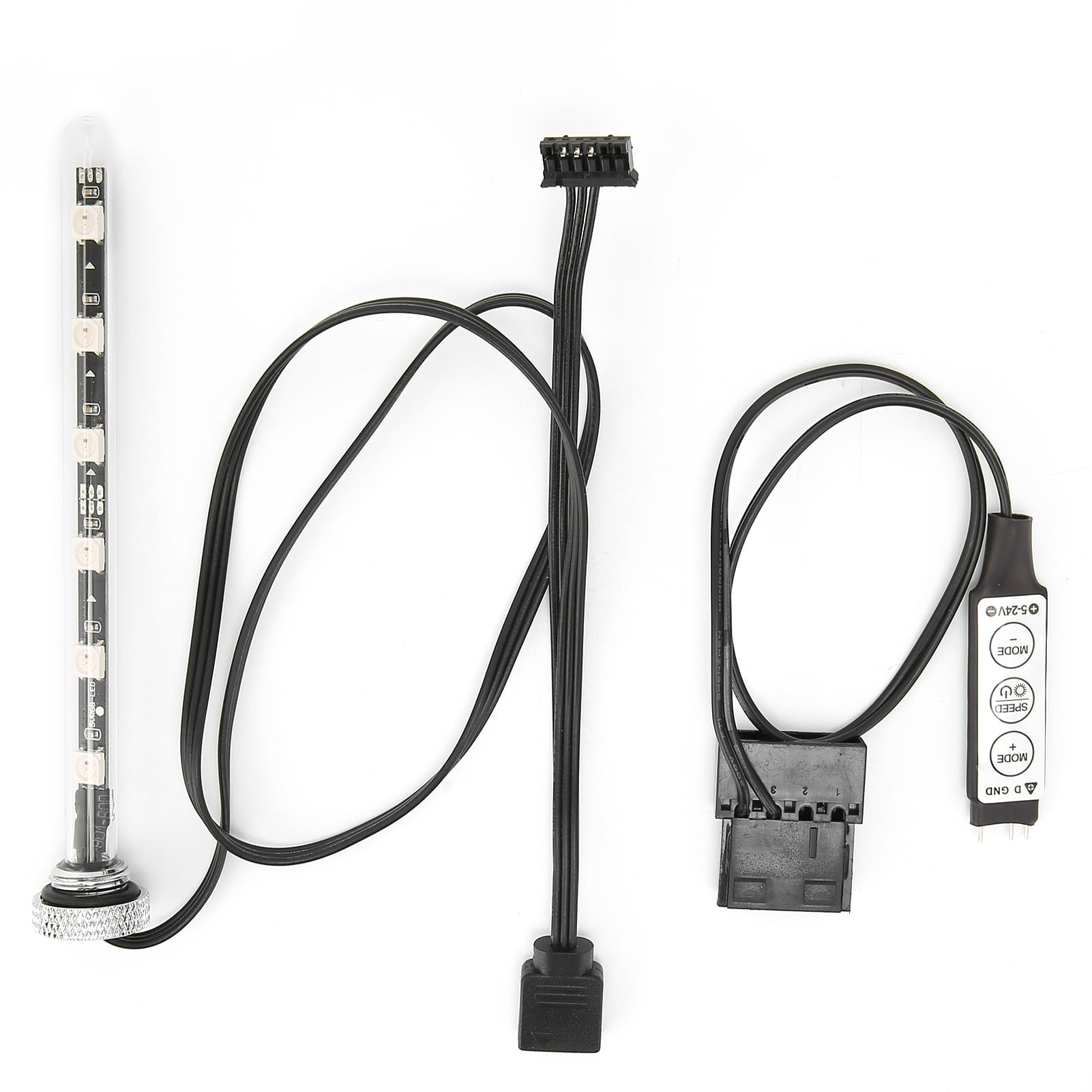 Water Cooling  Light， Water Cooling LED Light RGB  With Controller Drive For Fish  For Aquarium For Computer Water Cooling