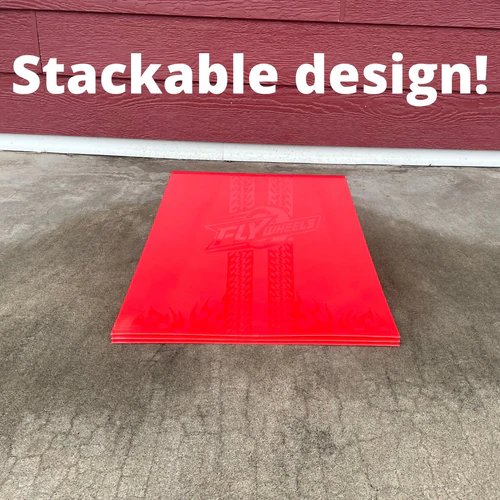 RC Car Ramp Heavy Duty Fly Wheels Stunt Ramps for Trucks and Cars