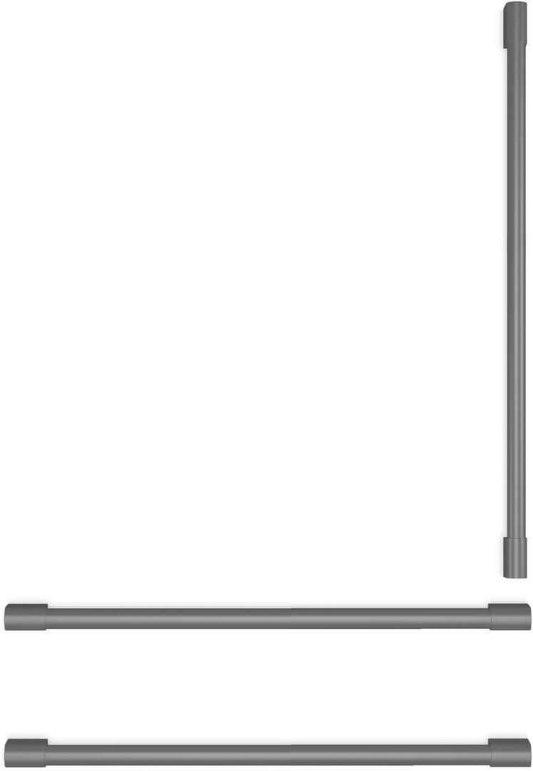 Monogram ZIW303NPPII + ZKGSN804NRH + ZKGC3H3PNSS 30 Inch Dual Zone Wine Cooler with 106 Bottle Capacity， Freezer Drawer， Convertible Drawer， LED Lighting and Full-extension Wine Racks， Statement Handle Kit， Stainless Steel Panels