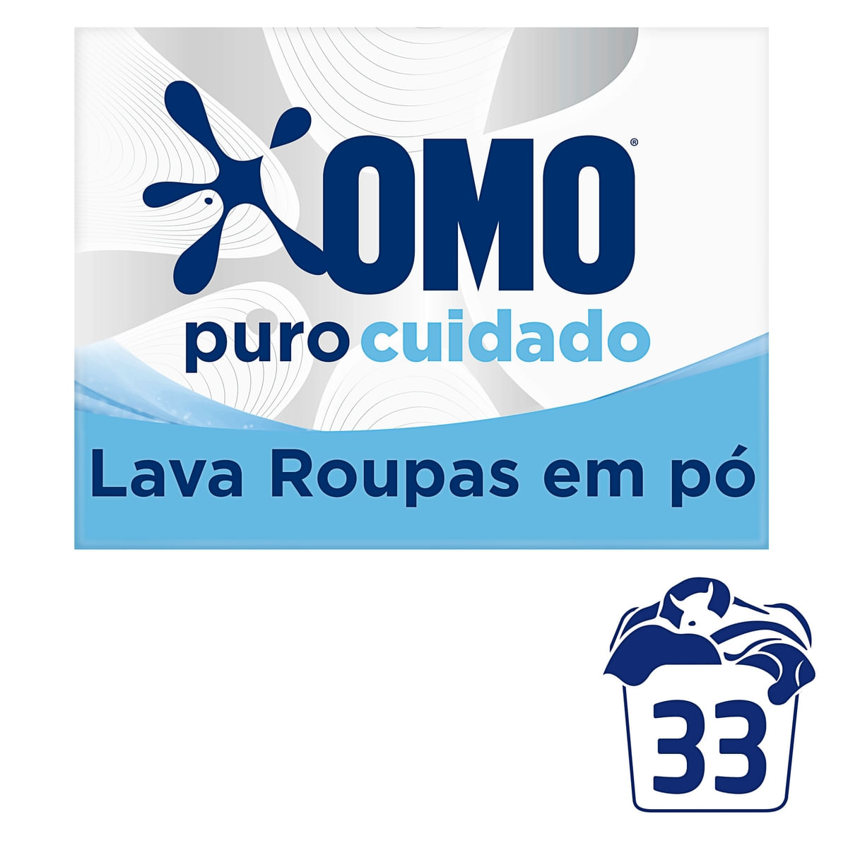 Sabao em Po Omo Puro Cuidado 2,2Kg Tamanho Familia