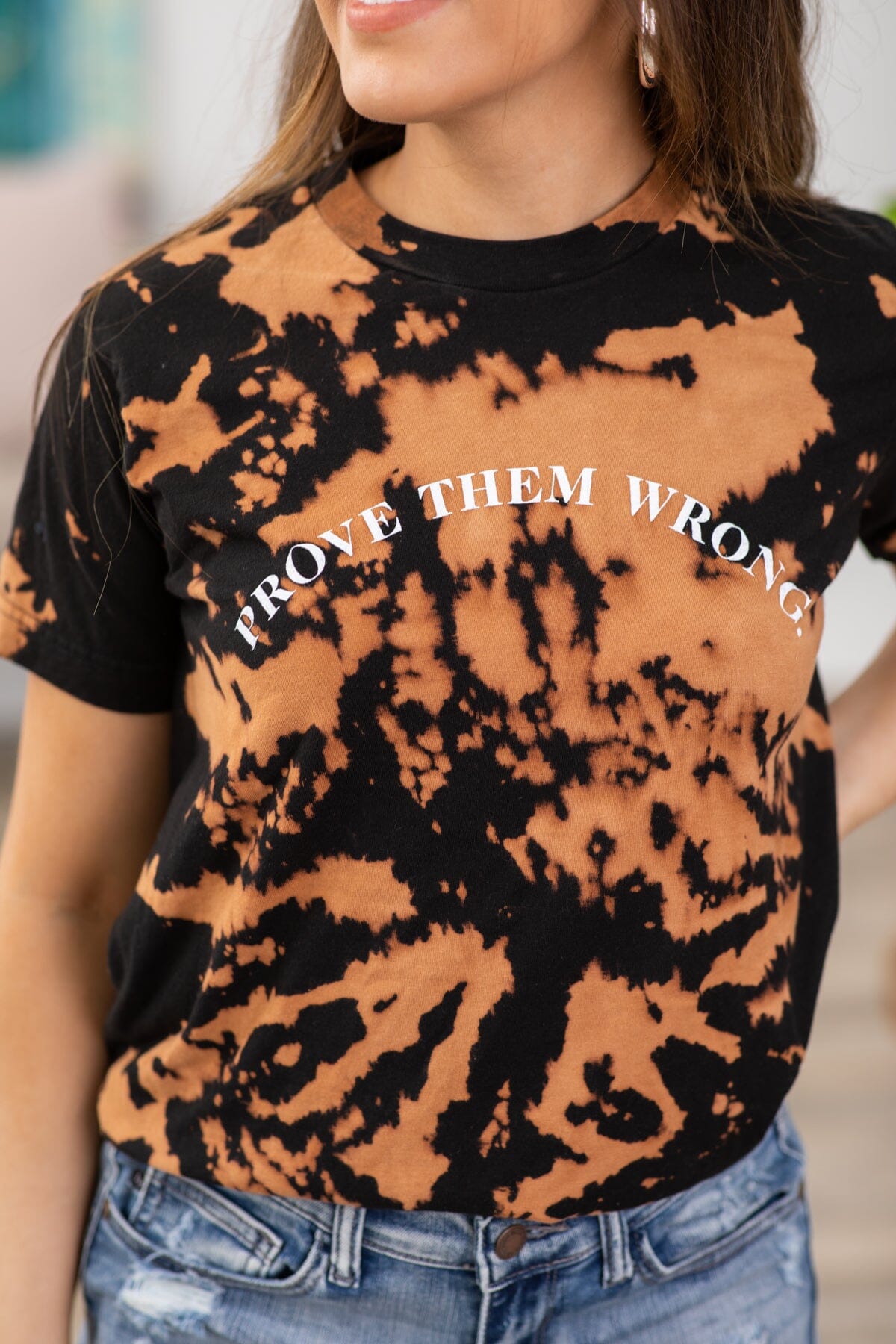 Black and Tan Prove Them Wrong Graphic Tee
