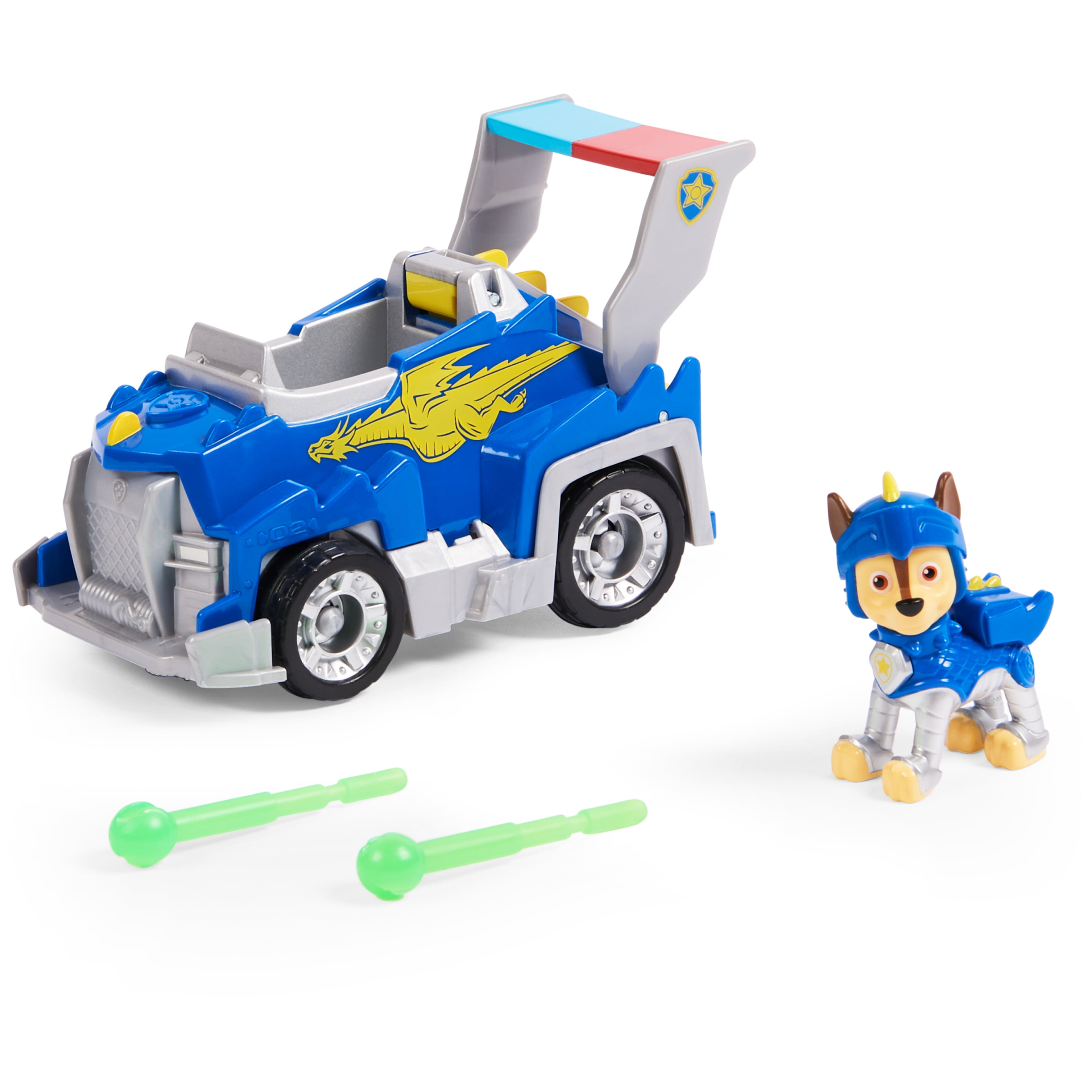 PAW Patrol: Rescue Knights - Transforming Car with Chase Action Figure