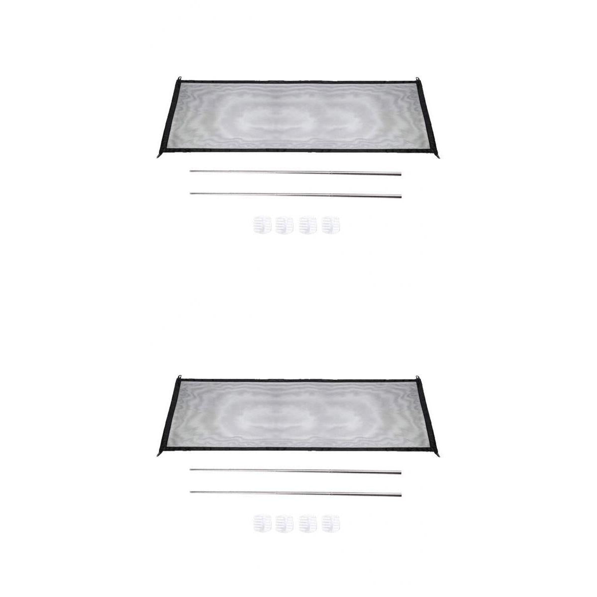 2pcs Mesh Dogs Fence Pet Isolation Gate Guards for Puppy