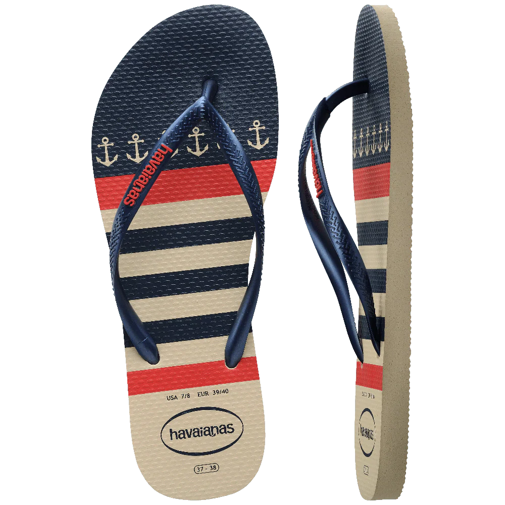 Chinelo Havaianas Slim Nautical