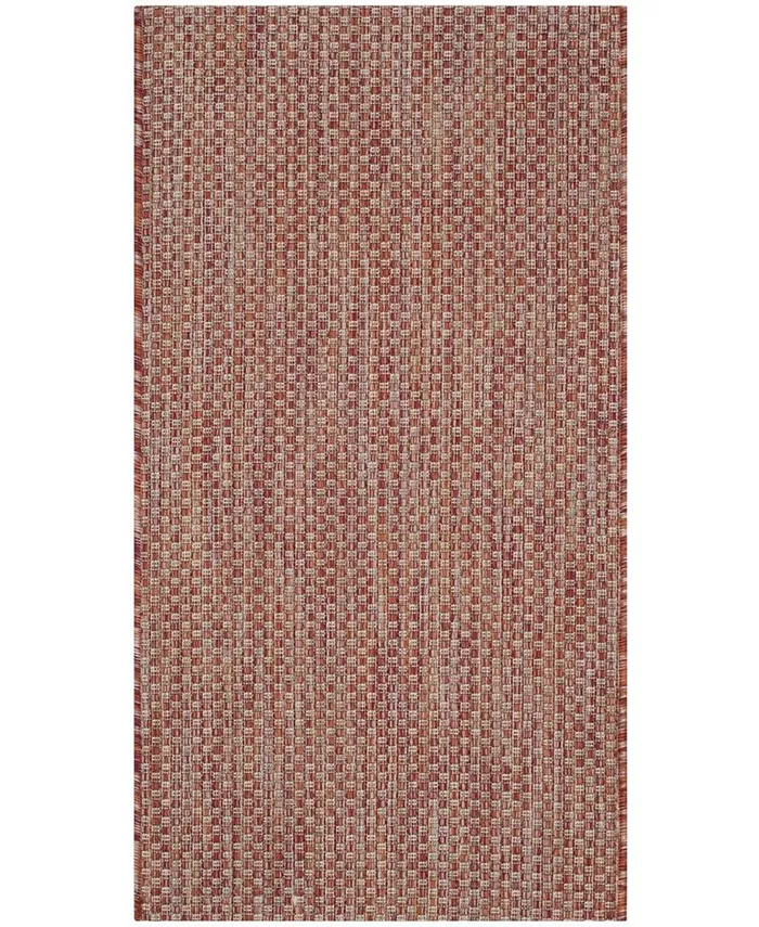Safavieh Courtyard Red and Beige 2' x 3'7