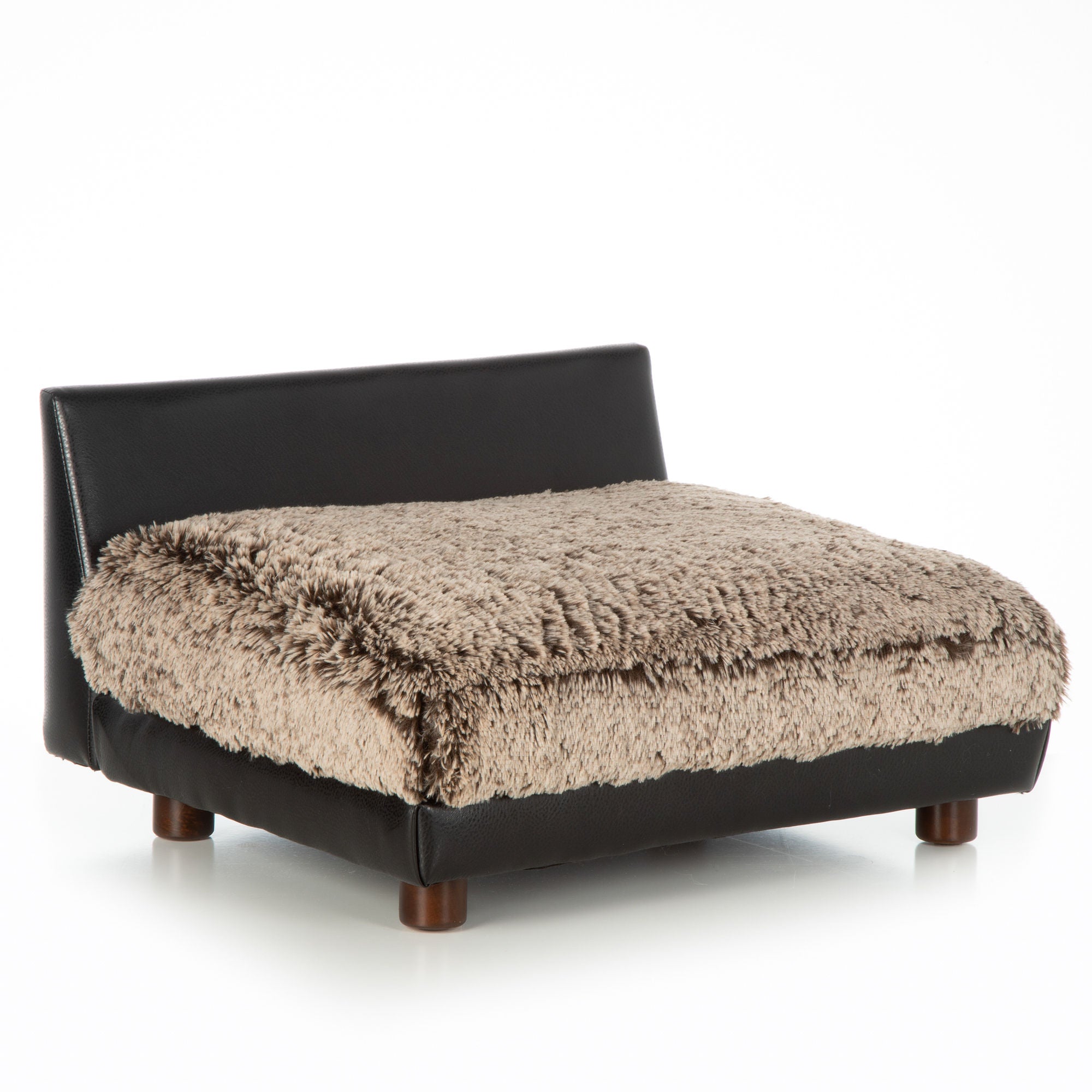 Club Nine Pets Roma Orthopedic Dog Bed， Large， Brown.